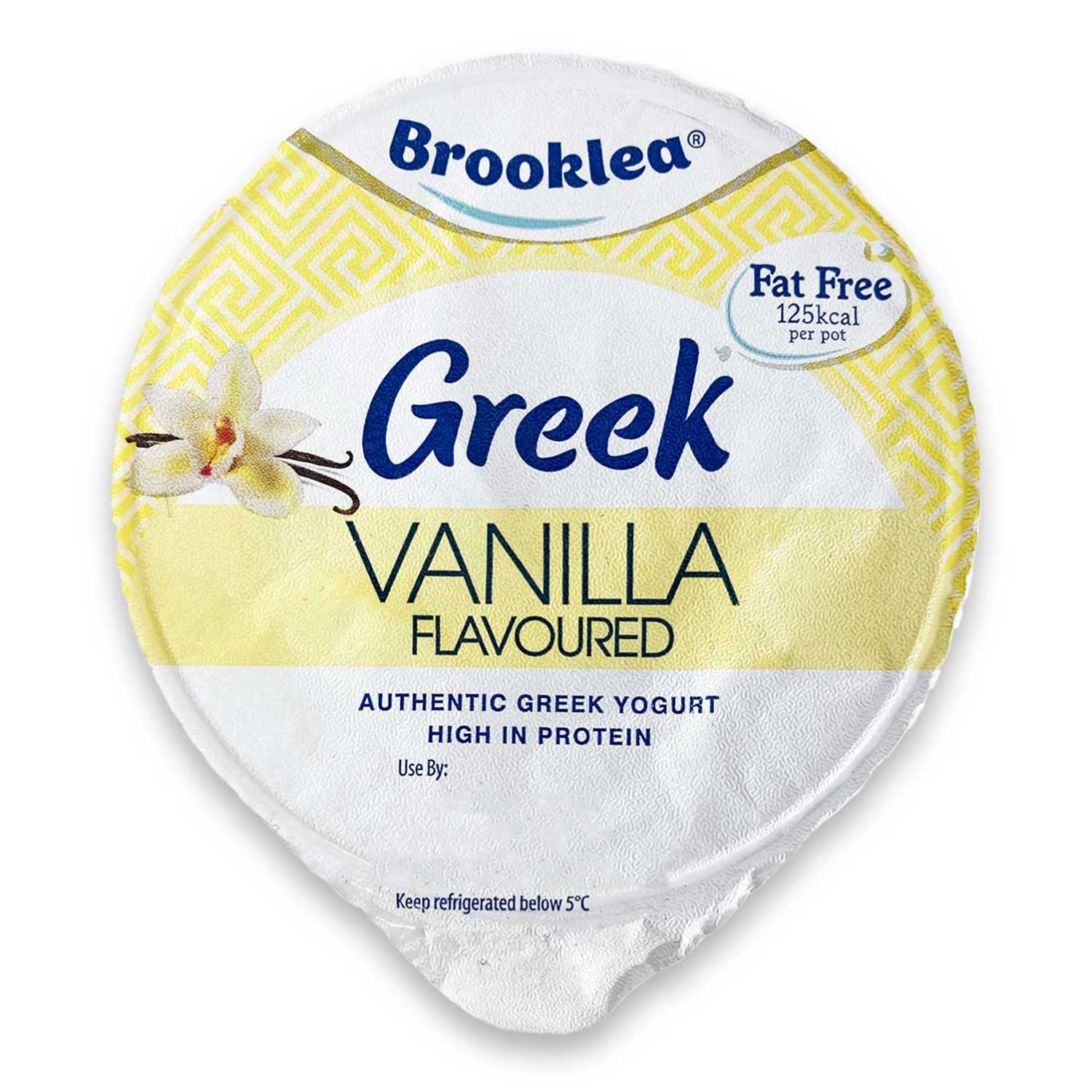 Brooklea Greek Vanilla Fat Free Yogurt 150g